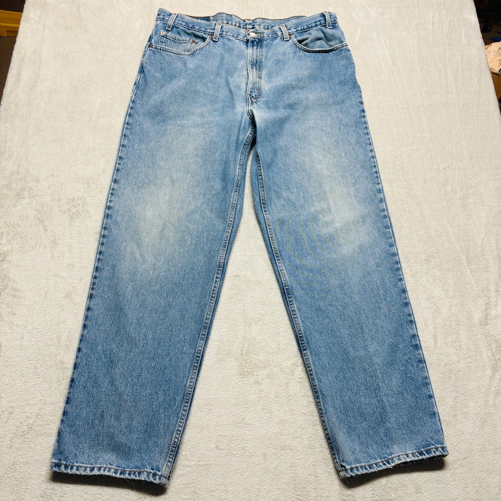 Vintage Levis 550 Jeans 40x32 Fits 38x32 Blue‎ Denim Relaxed Fit Y2K